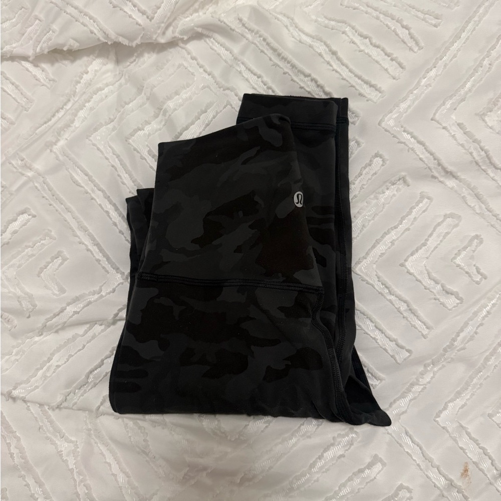 Green camo lululemon align leggings